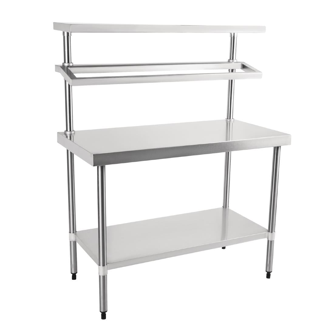 Table de préparation inox avec support bacs GN Vogue CB908