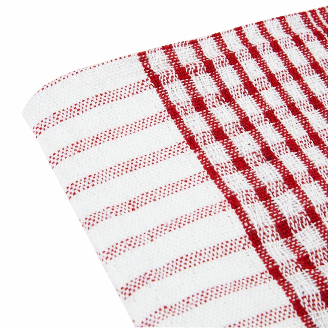 Torchons Vogue Wonderdry rouges (Lot de 10) CC595