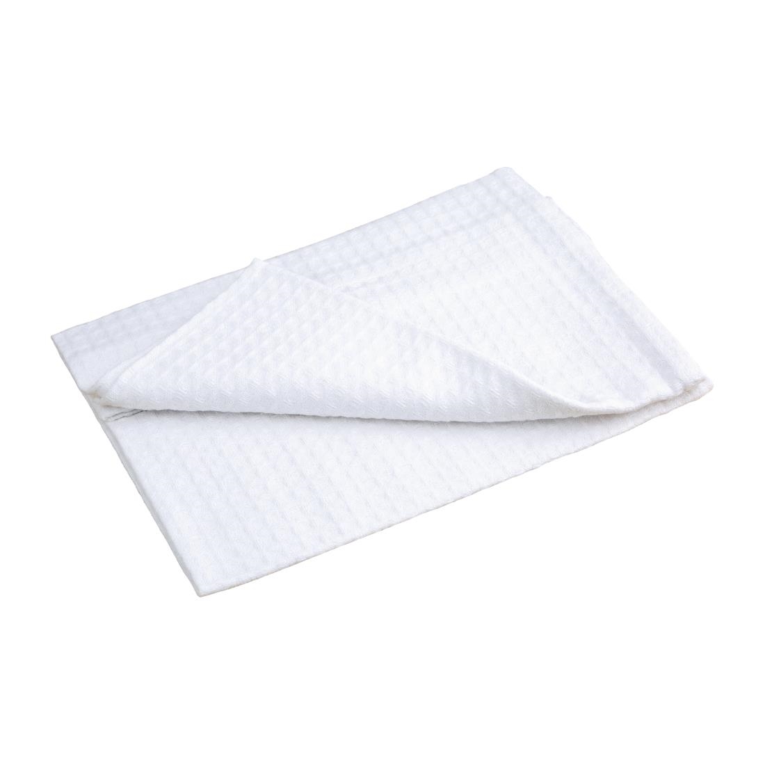 Torchons blancs nid d abeille Vogue (Lot de 10) CC598