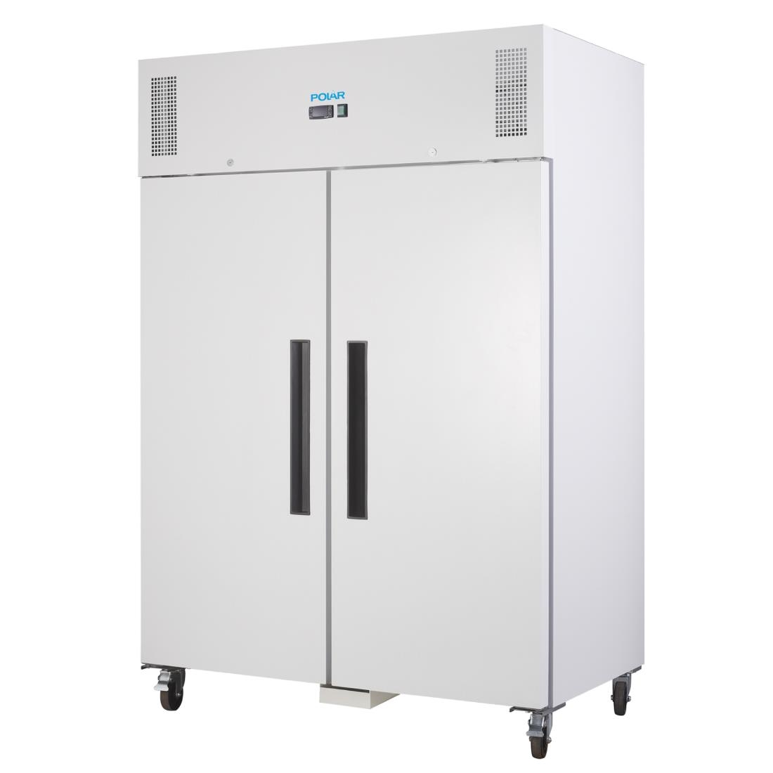 Armoire réfrigérée positive GN double porte blanche Polar Série G 1200L CC663
