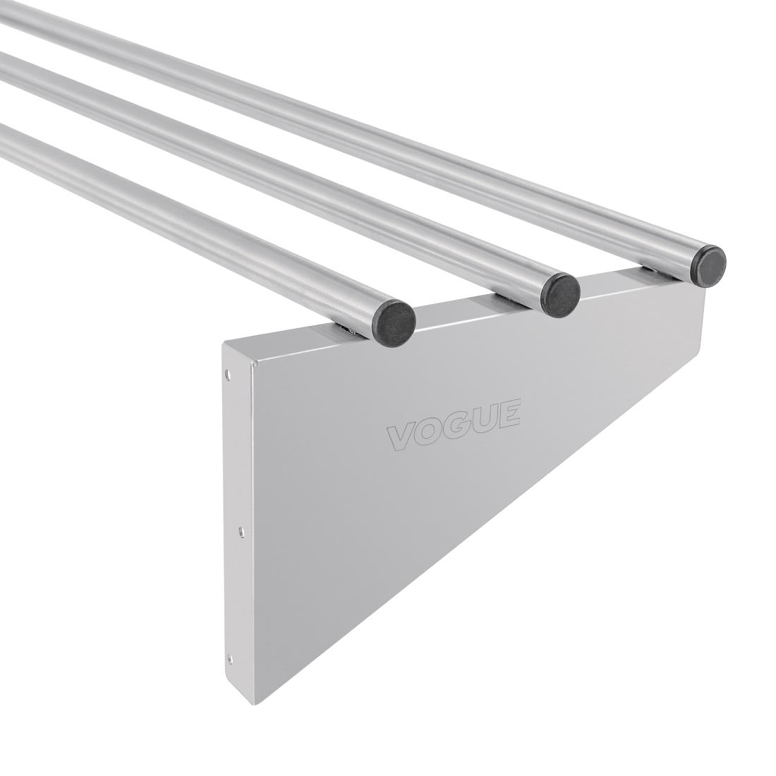 Etagère murale tubulaire Vogue acier inoxydable 1200mm CD551