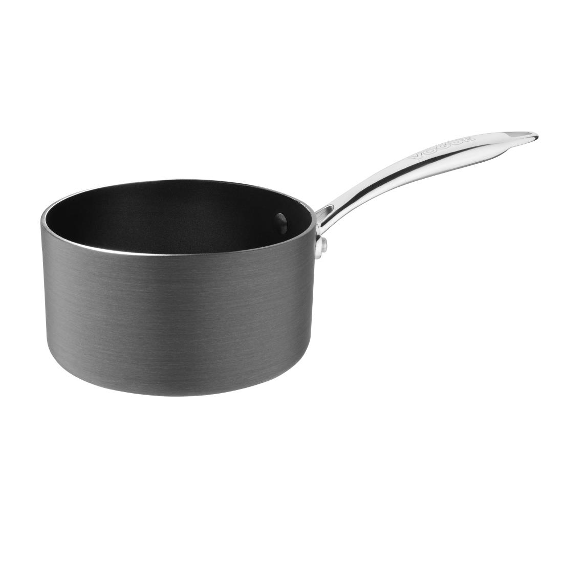 Casserole antiadhésive en aluminium anodisé Vogue 160mm CP762