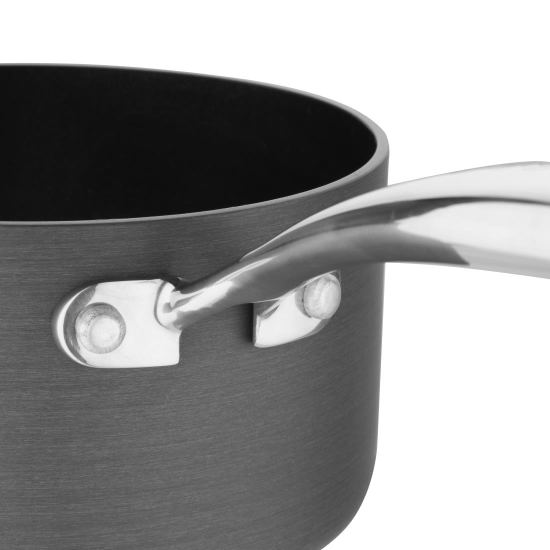 Casserole antiadhésive en aluminium anodisé Vogue 160mm CP762