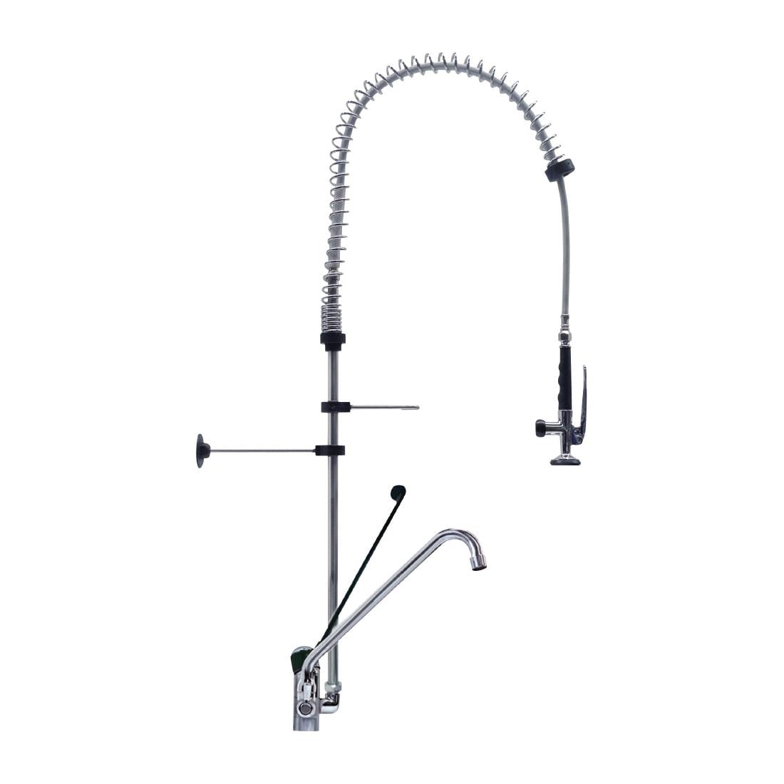 Douchette avec puisage grand modèle monotrou à col de cygne et commande mains libres Gastro M CS490
