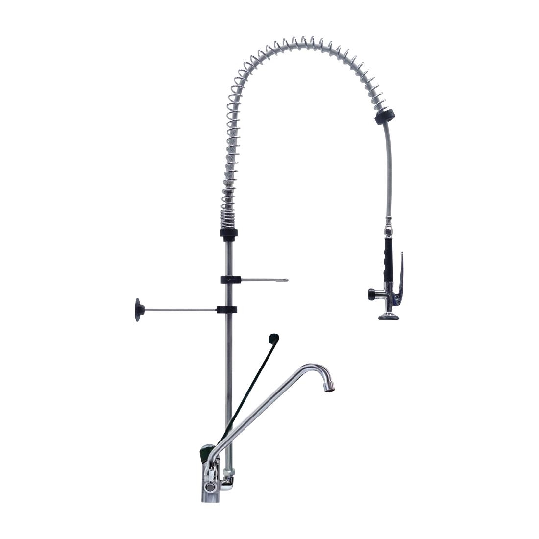 Douchette avec puisage petit modèle monotrou à col de cygne et commande mains libres Gastro M CS491