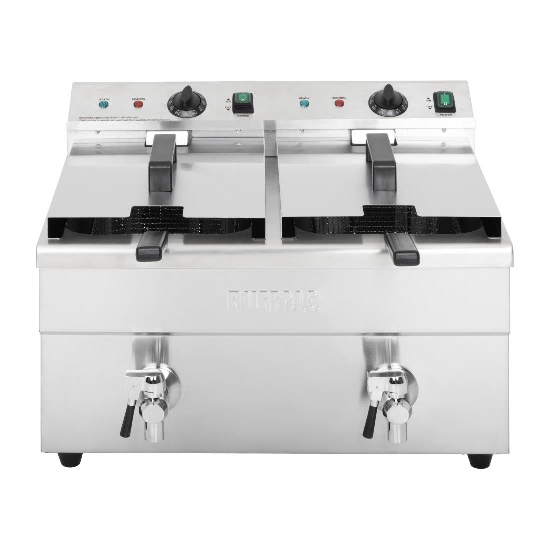 Friteuse induction double Buffalo 2 x 3 kW CT012