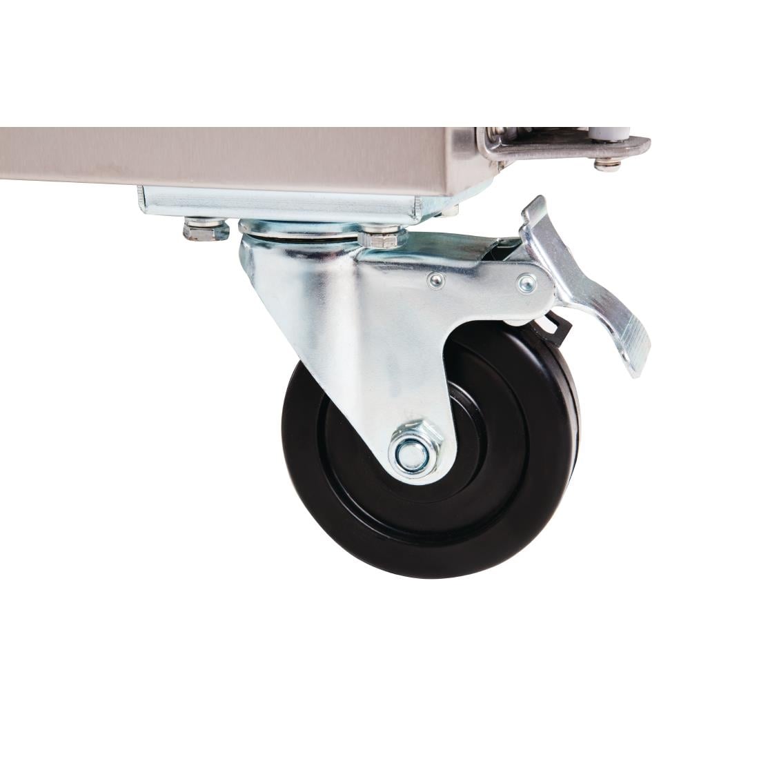 Comptoir de préparation réfrigéré GN avec pare-haleine Polar Série U 4 portes CT395