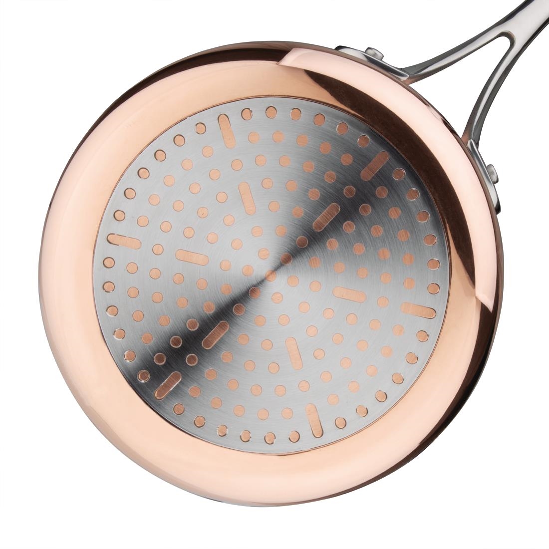 Casserole triple paroi cuivre induction Vogue 160mm CT998