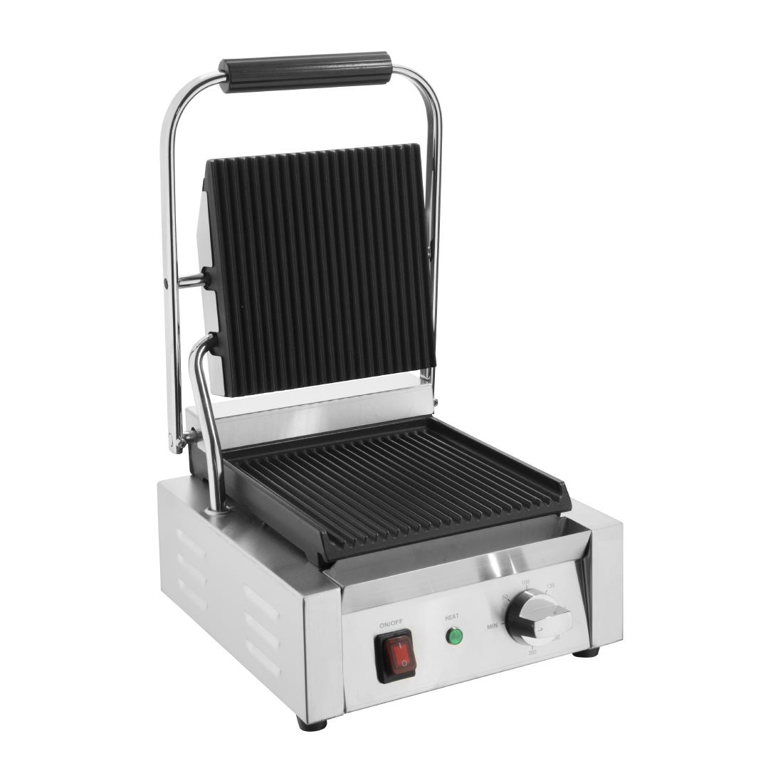 Gril de contact simple Bistro Buffalo rainuré/rainuré CU600