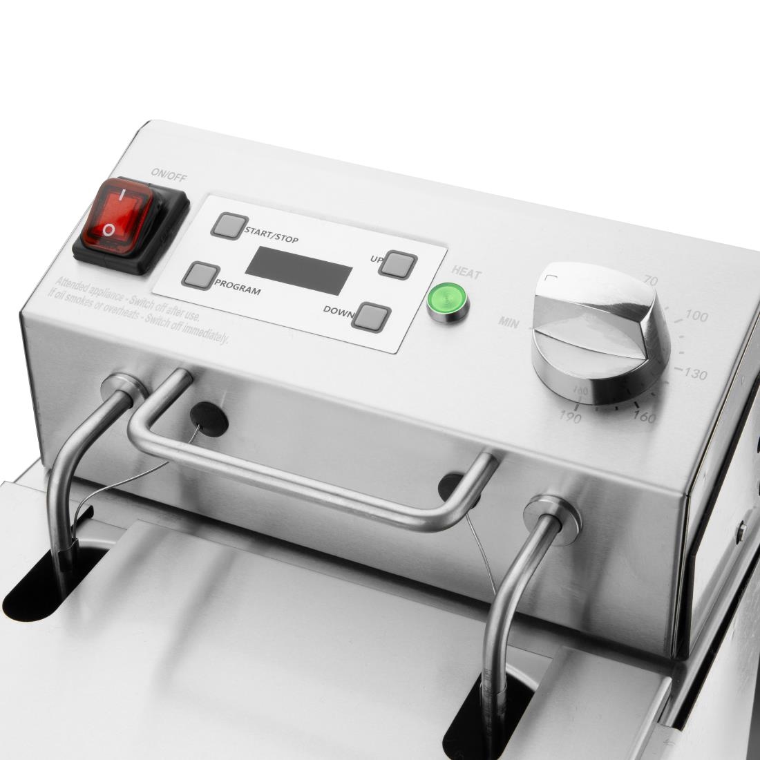 Friteuse électrique simple avec minuterie Buffalo 5L CU622
