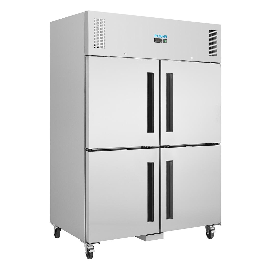 Armoire réfrigérée positive double 2 portillons GN 2/1 Polar Série G CW195