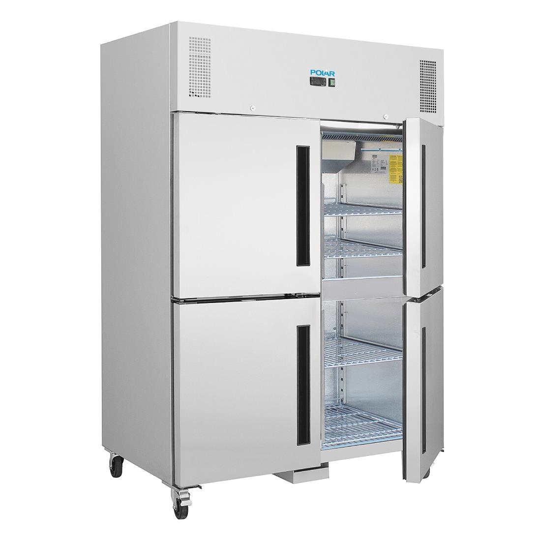 Armoire réfrigérée négative double 2 portillons GN 2/1 Polar Série G CW196