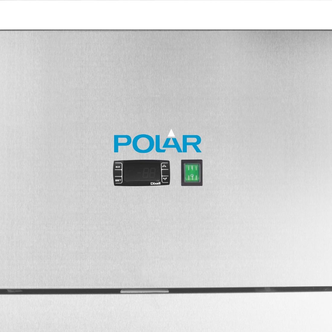 Armoire réfrigérée négative double 2 portillons GN 2/1 Polar Série G CW196