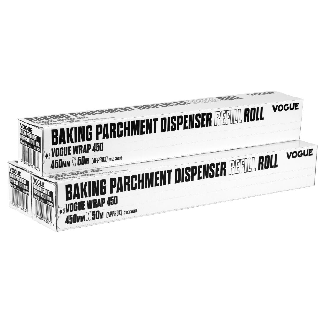Rouleaux de papier cuisson pour distributeur Wrap450 Vogue CW205