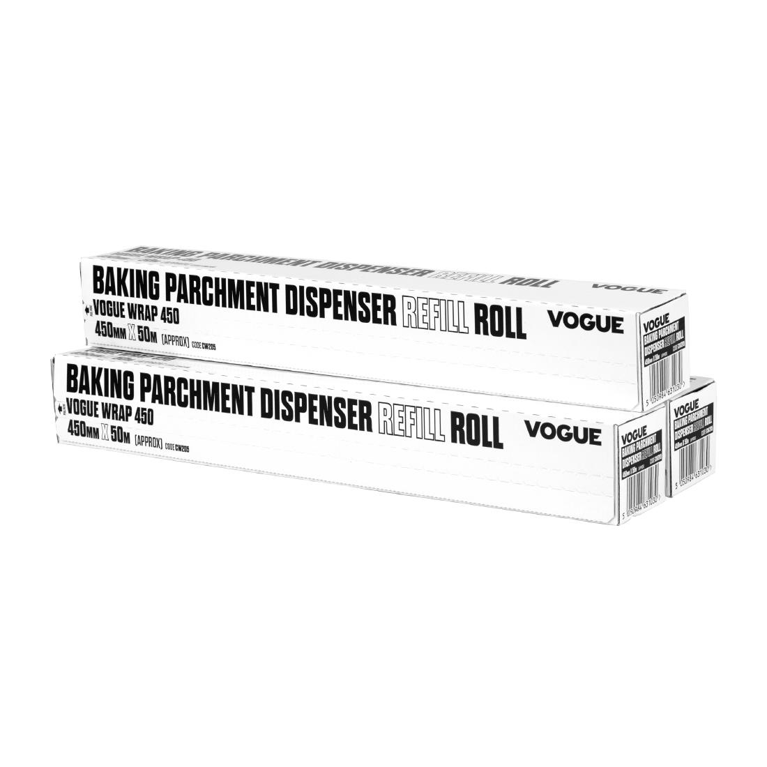 Rouleaux de papier cuisson pour distributeur Wrap450 Vogue CW205
