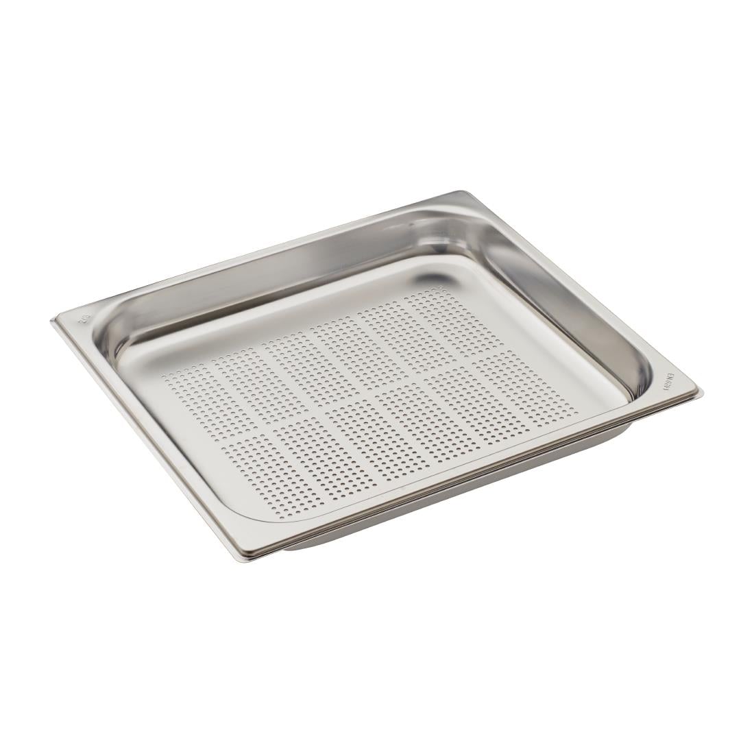 Bac inox perforé GN 2/3 Gastro M profondeur 40mm DA745