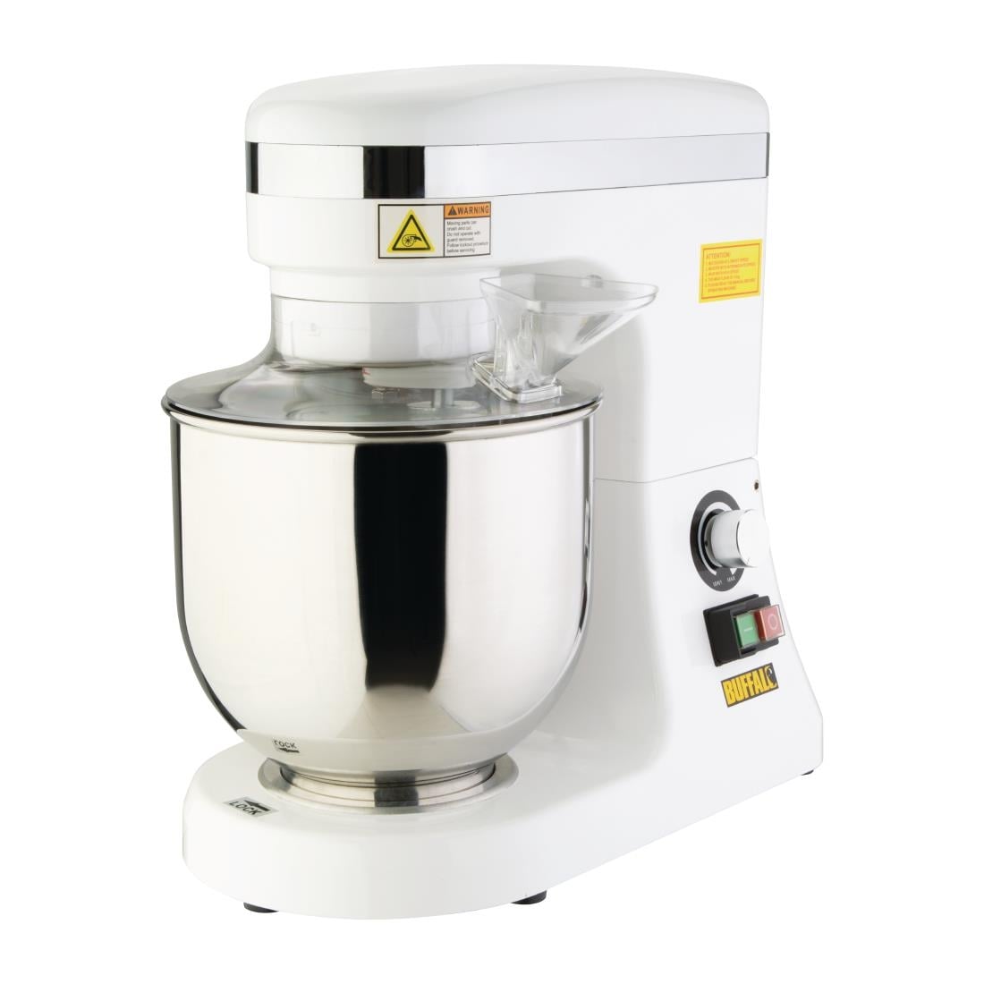 Batteur planétaire Buffalo blanc 7L DB266