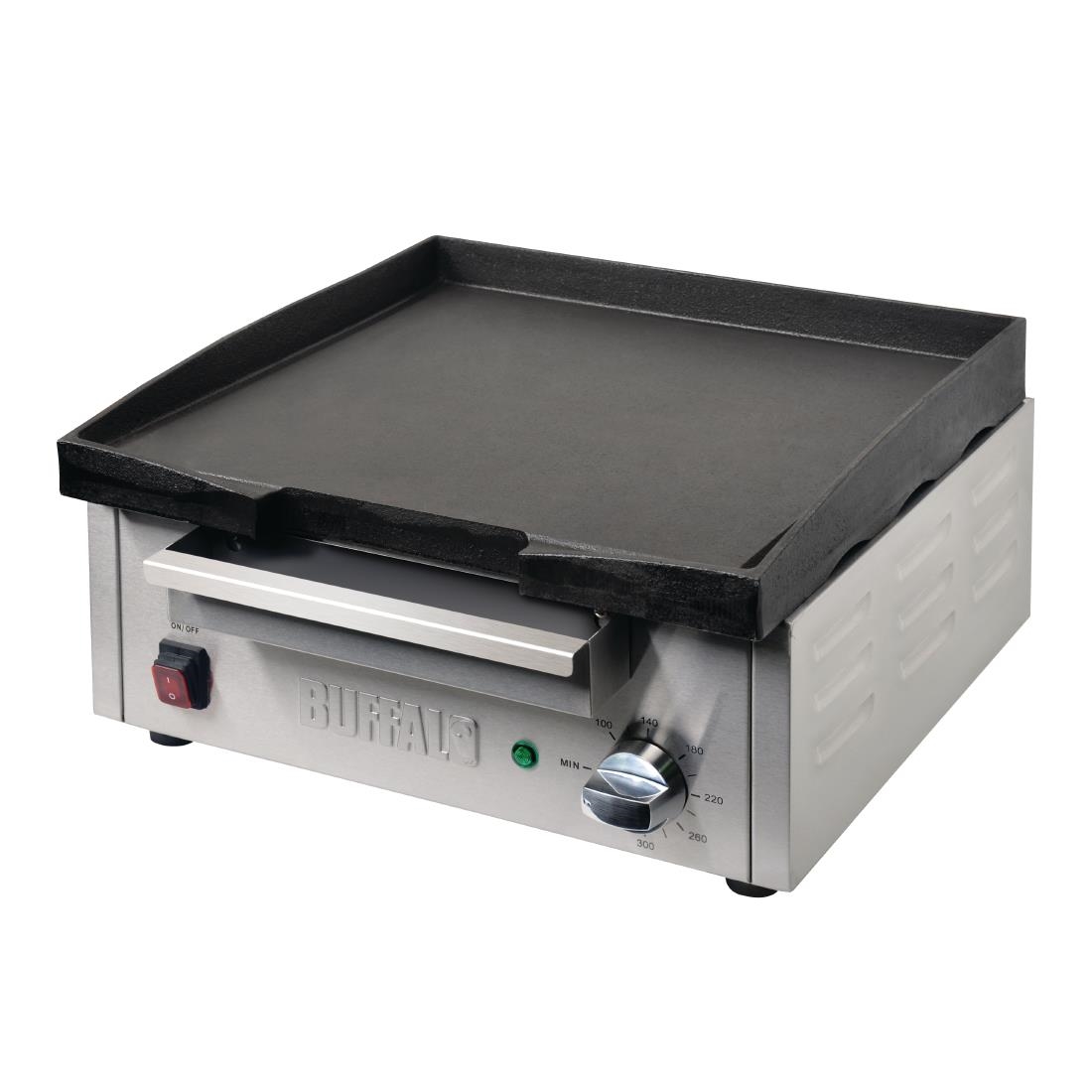 Plaque de cuisson électrique de comptoir Buffalo - 380x385mm DC901