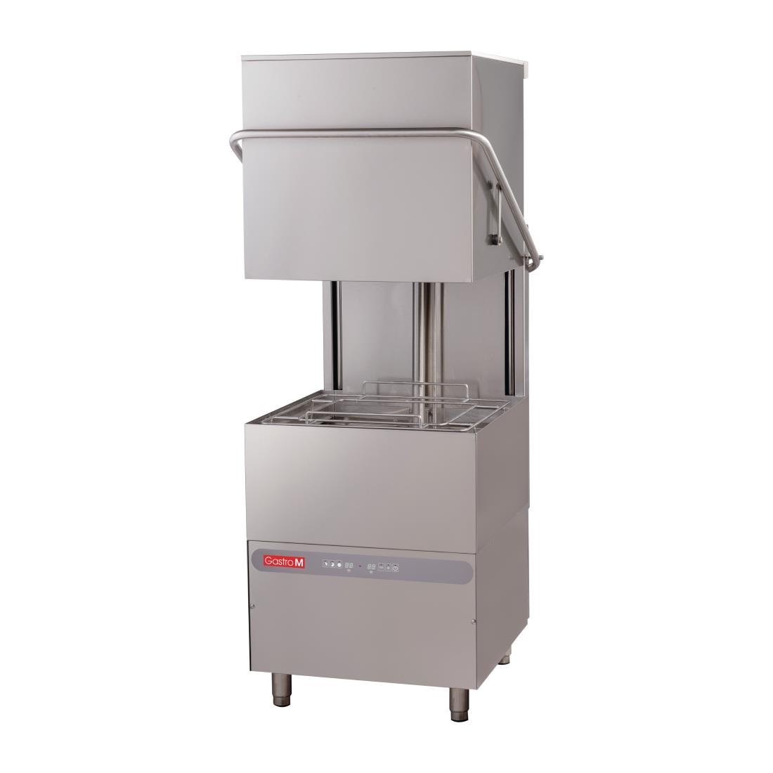 Lave-vaisselle à capot Maestro Gastro M  50x50 400V avec pompe de rinçage péristaltique et doseur détergent DK359
