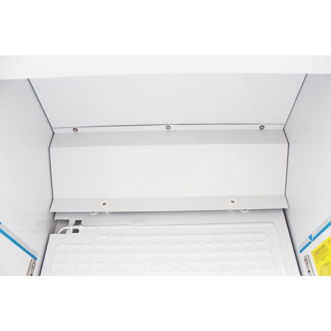 Vitrine réfrigérée positive blanche Polar Série G 336L DM076