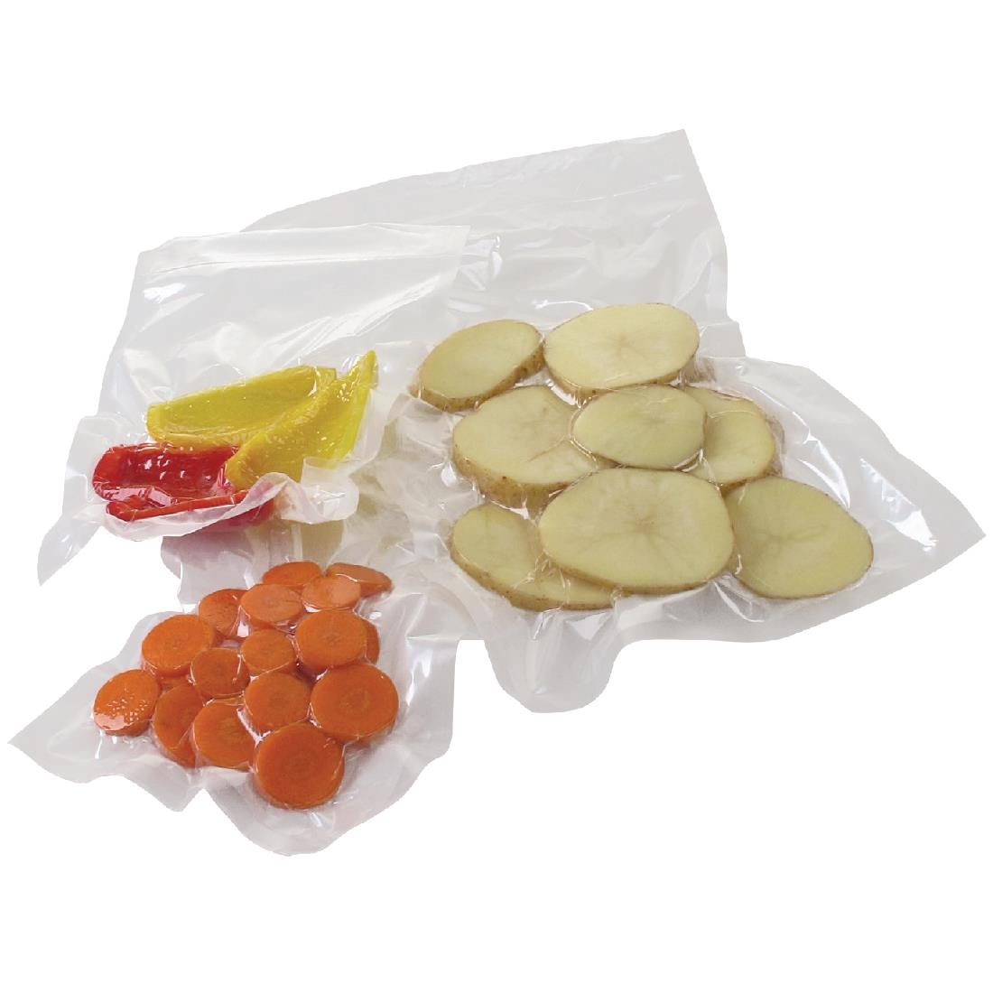 Sacs d'emballage sous vide Vogue 150 x 350mm gaufrés (Lot de 50) DM880