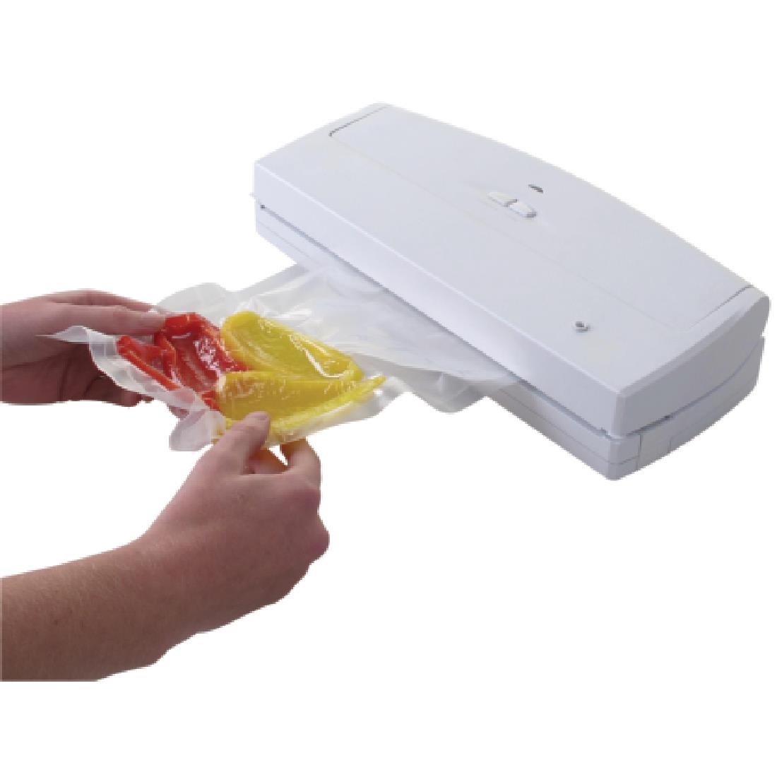 Sacs d'emballage sous vide Vogue 150 x 350mm gaufrés (Lot de 50) DM880