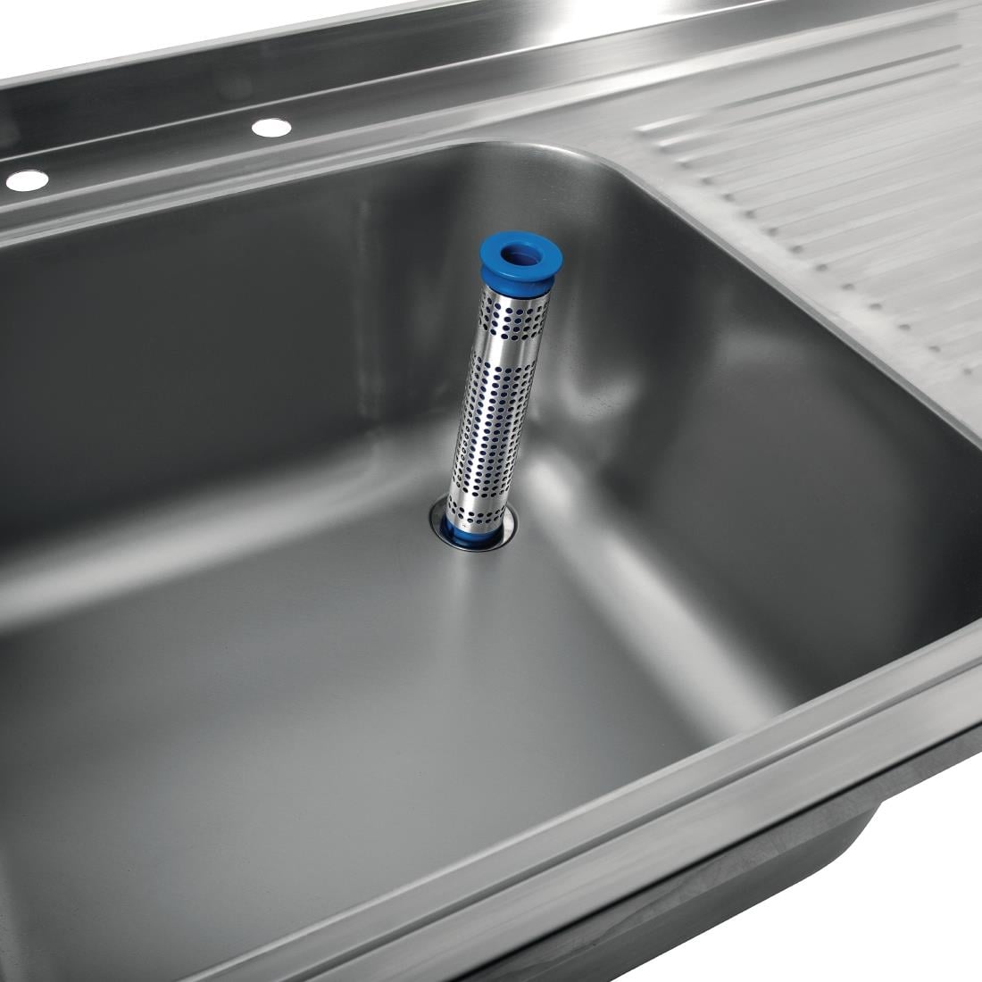 Plonge inox soudée cuve à droite égouttoir à gauche Holmes 1000mm DR380