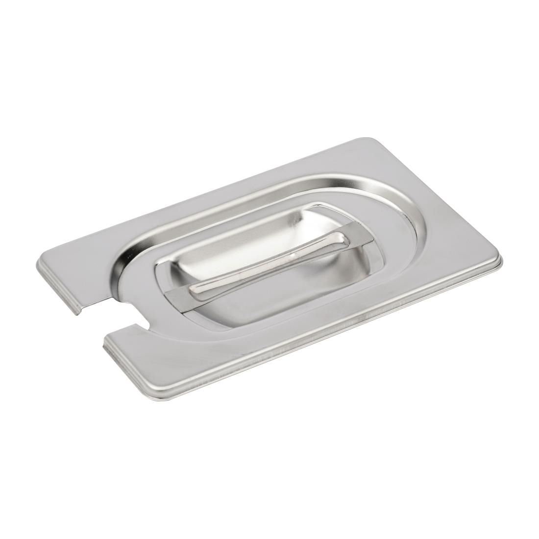 Couvercle inox avec encoche GN 1/9 Gastro M DR492