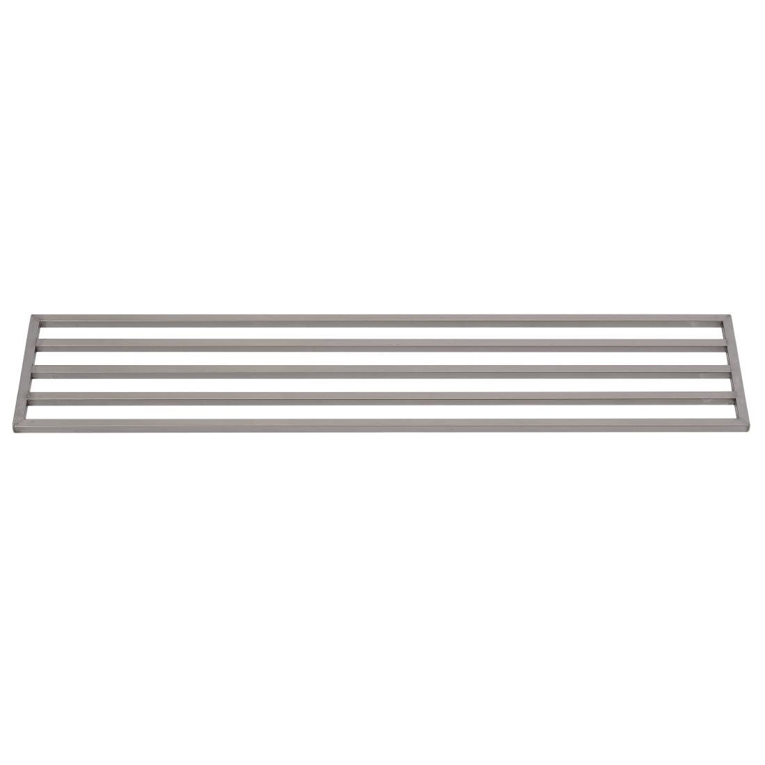 Etagère murale ajourée inox sans support Gastro M RVS sans support 100x40cm DS446