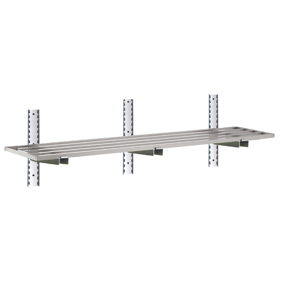 Etagère murale ajourée inox sans support Gastro M RVS sans support 100x40cm DS446