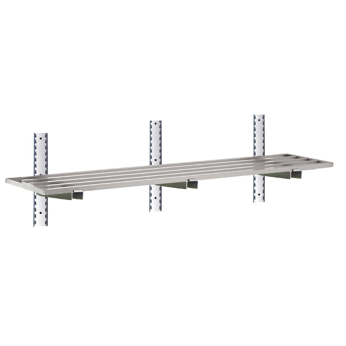 Etagère murale ajourée inox sans support Gastro M RVS sans support 140x40cm DS448