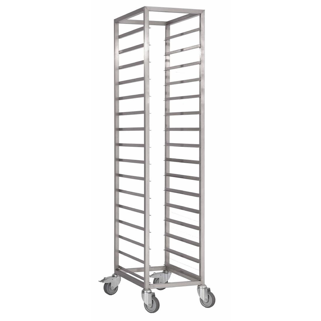 Chariot à glissières inox Gastro M GN 1/1 18 niveaux DS457