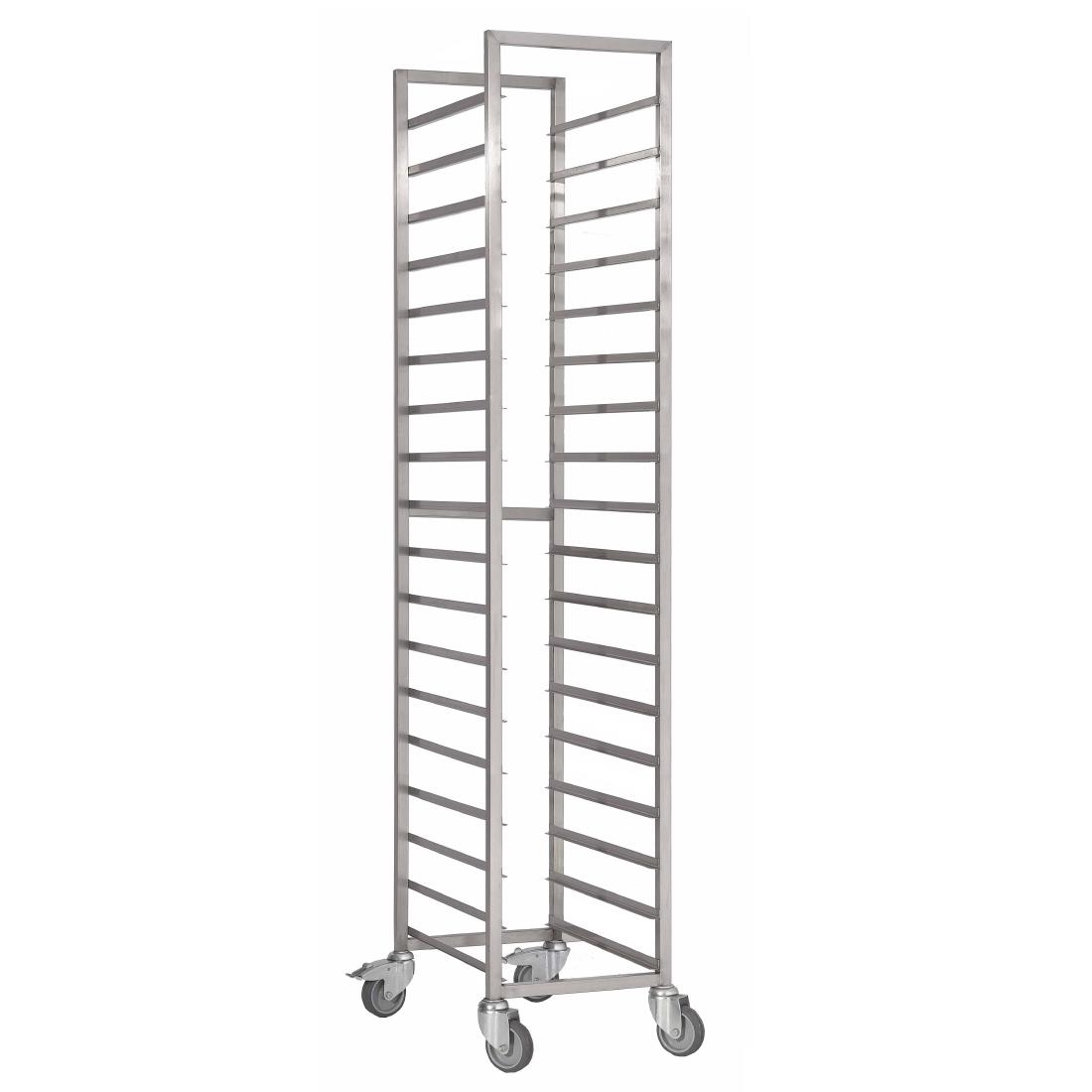 Chariot à glissières inox Gastro M 600x400mm 18 niveaux DS459