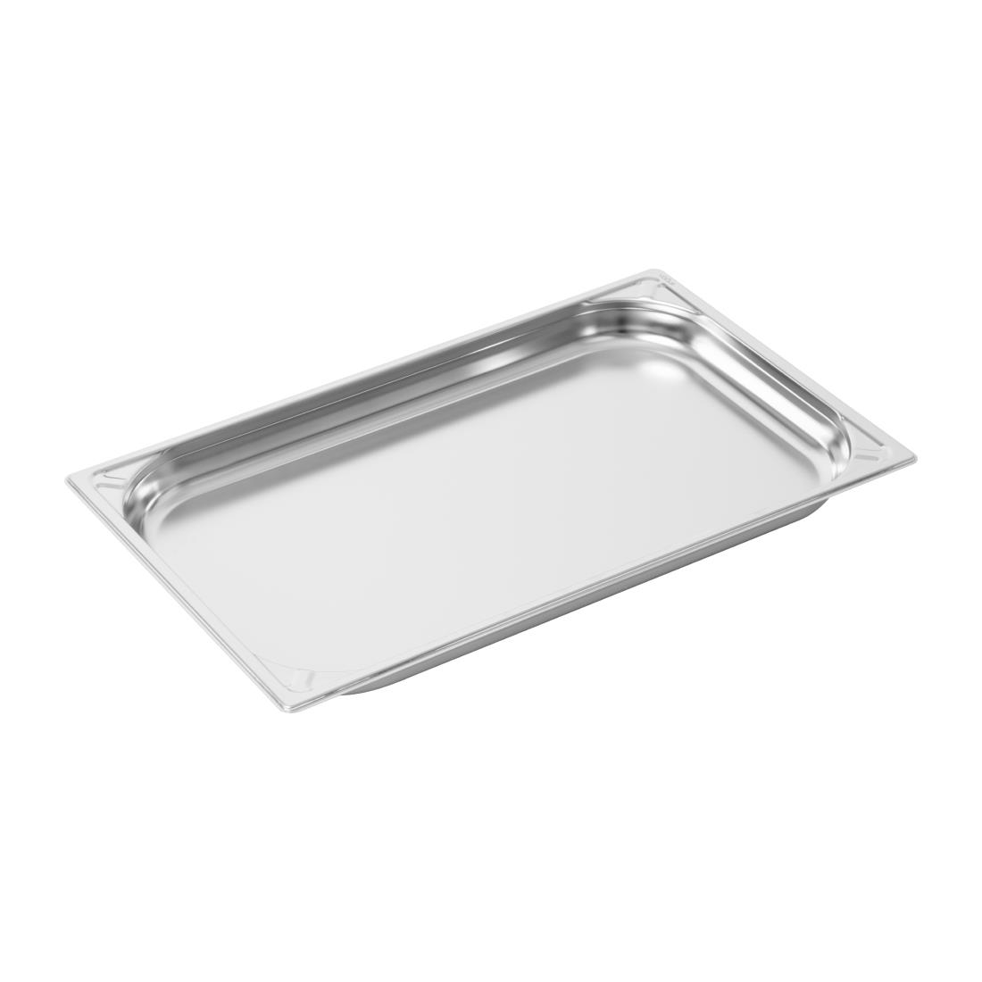 Bac inox 18/10 GN 1/1 professionnel Vogue 40mm DW432