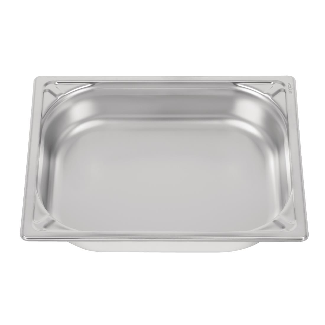 Bac inox 18/10 GN 1/2 professionnel Vogue 65mm DW438