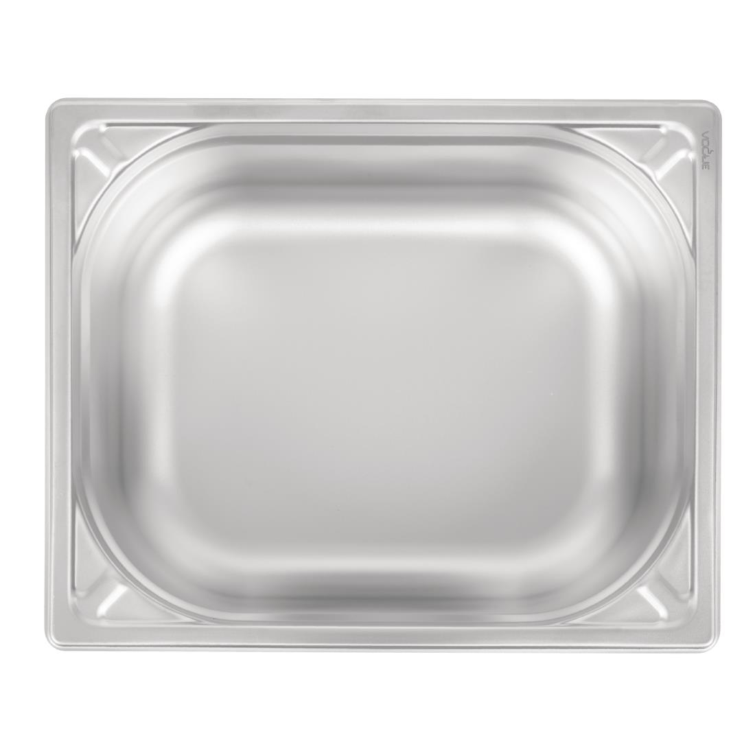 Bac inox 18/10 GN 1/2 professionnel Vogue 150mm DW440