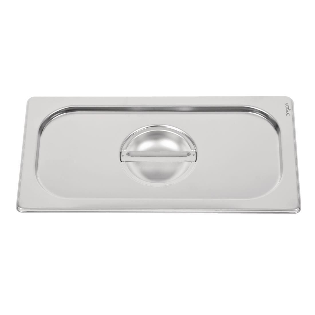 Couvercle inox 18/10 professionnel Vogue GN 1/3 DW457