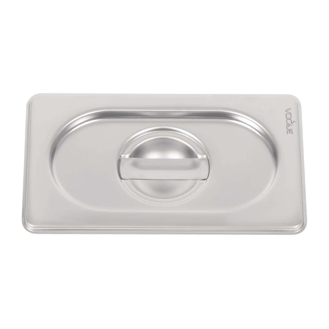 Couvercle inox 18/10 professionnel Vogue GN 1/9 DW460