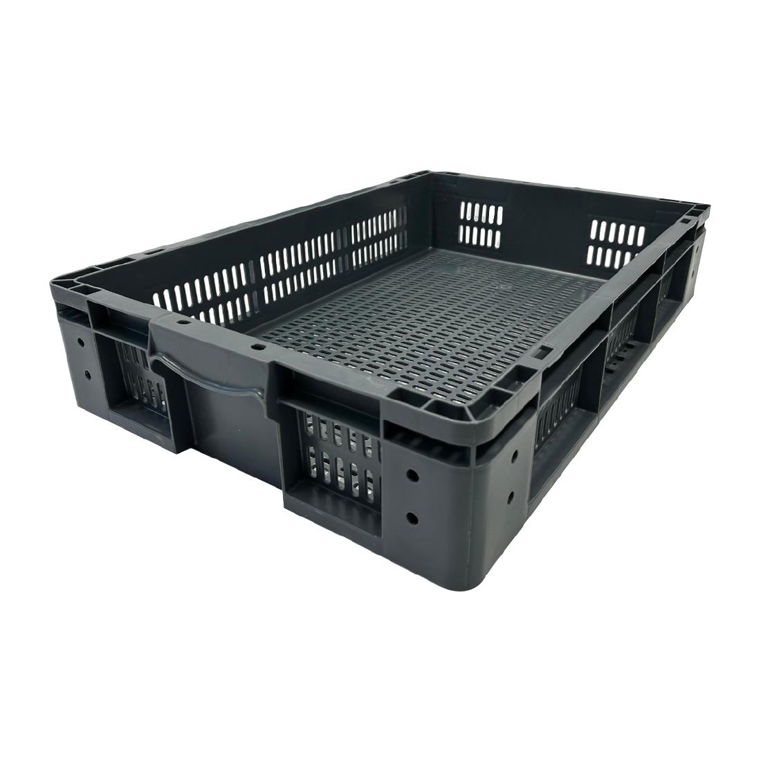 Caisse de rangement en plastique perforé Vogue 600x400x120mm DX999