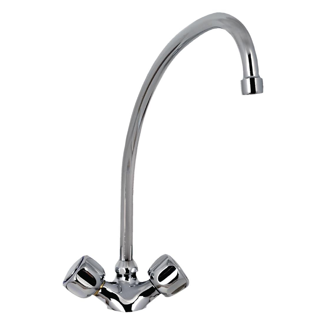 Robinet mélangeur monotrou standard 2 robinets col 200mm Gastro M DY370