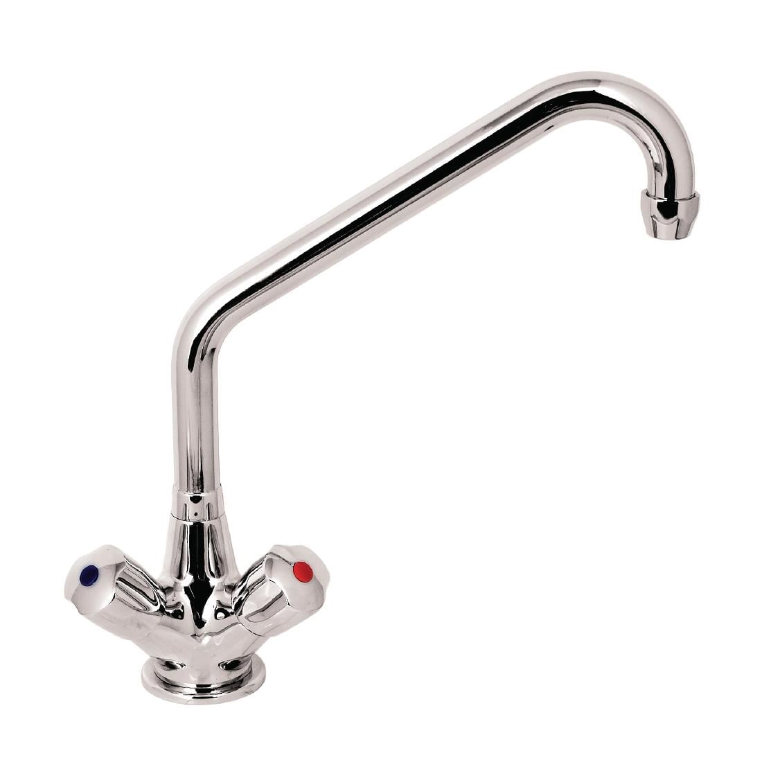 Robinet mélangeur monotrou modèle lourd 19mm col mobile longueur 300mm Gastro M DY376