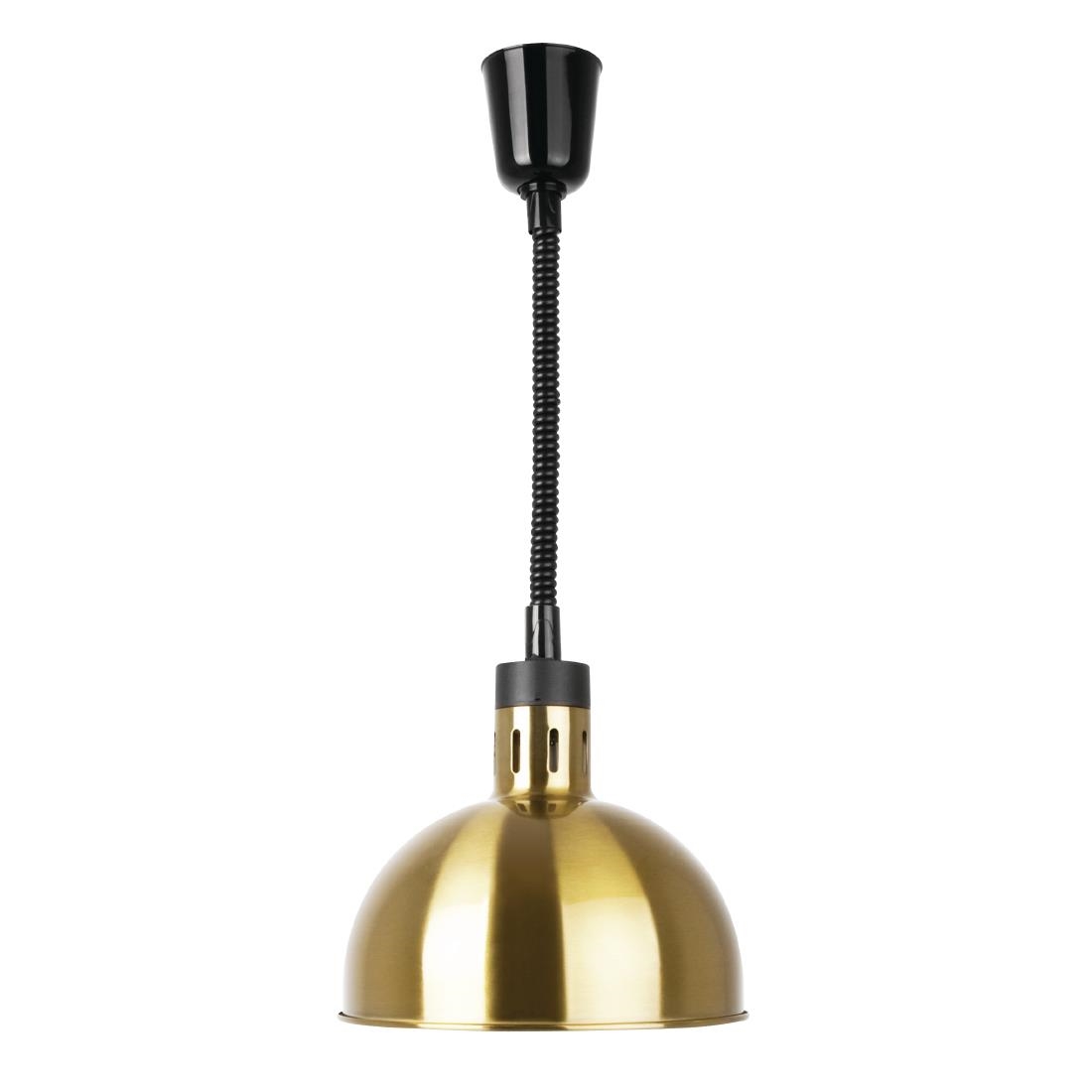 Lampe chauffante dôme rétractable Buffalo finition dorée DY462