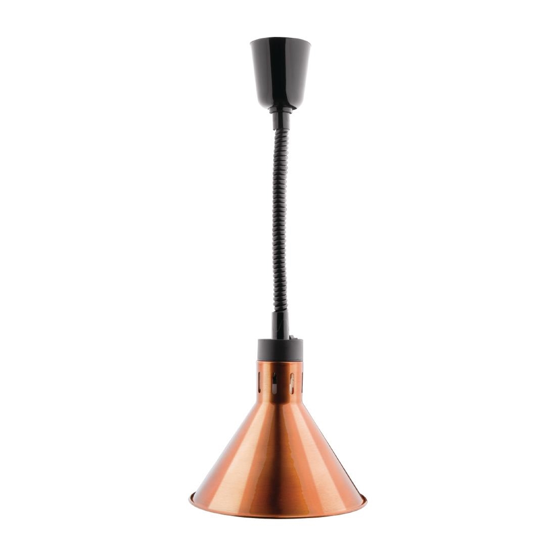 Lampe chauffante conique rétractable Buffalo finition cuivre DY463