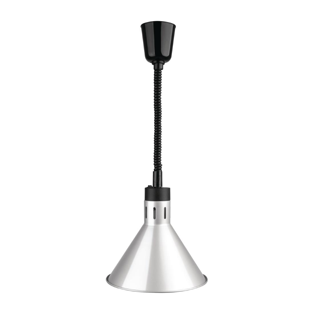Lampe chauffante conique rétractable Buffalo finition argent DY464
