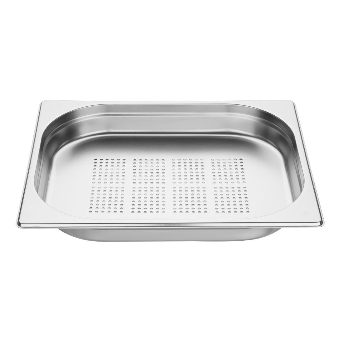 Bac inox perforé GN 1/2 40mm Vogue E698