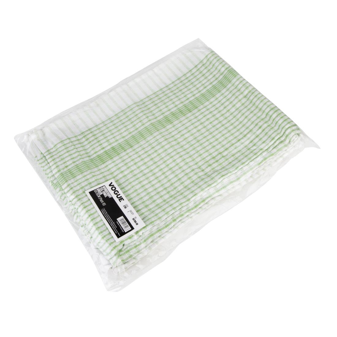 Torchons Vogue Wonderdry verts (Lot de 10) E700