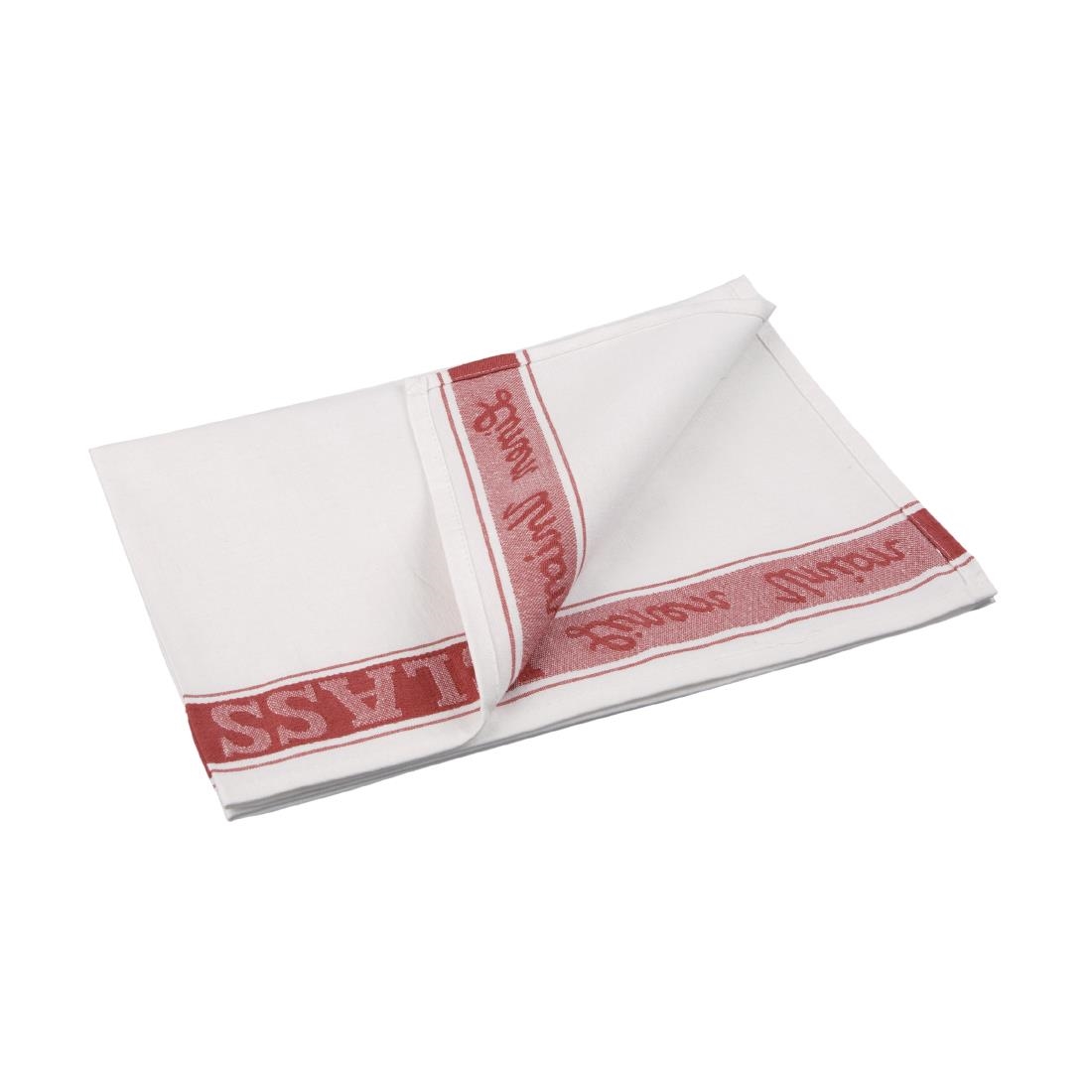 Essuie-verres Vogue rouges E910