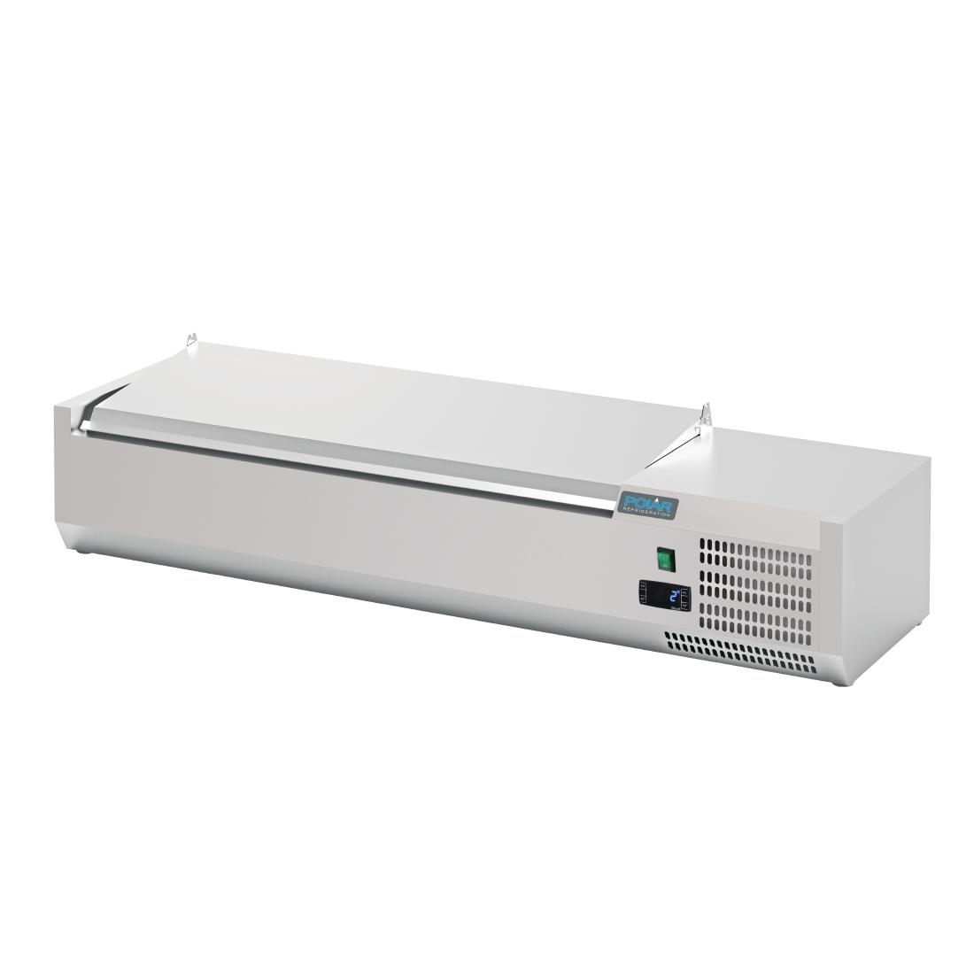 Saladette à poser avec couvercle Polar Série G 5x GN 1/4 FA854