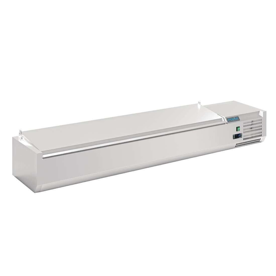 Saladette à poser avec couvercle Polar Série G 8x GN 1/4 FA856