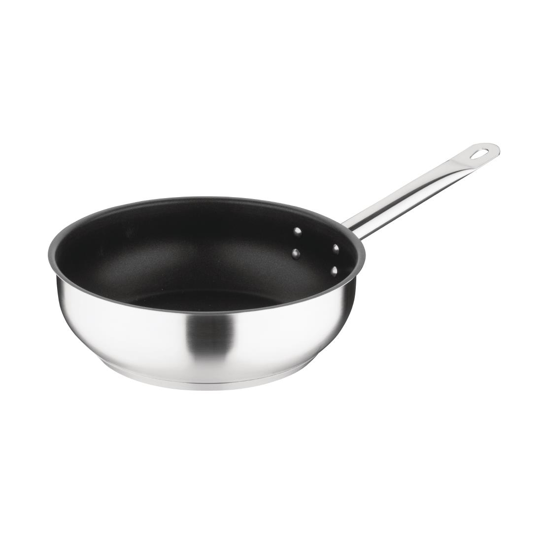 Sauteuse inox antiadhésive Vogue teflon Platinium Plus 240mm FC099